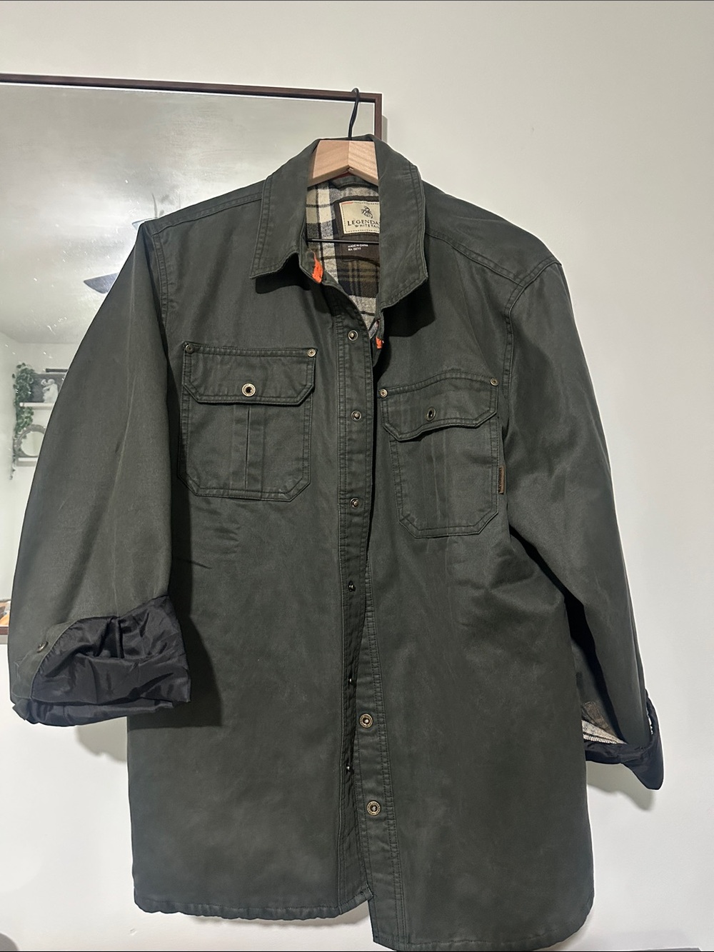 Legendary Whitetails Grey Flannel-Lined Field Jacket